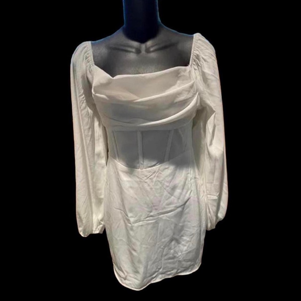 WHITE PRINCESS POLLY CORSET DRESS